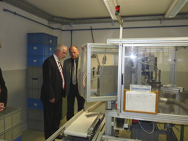 Minister Reinholz bei Elso