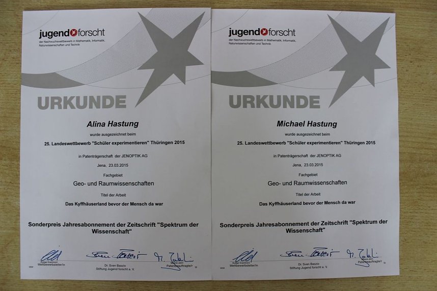 Das Kyffh&auml;userland bevor der Mensch da war