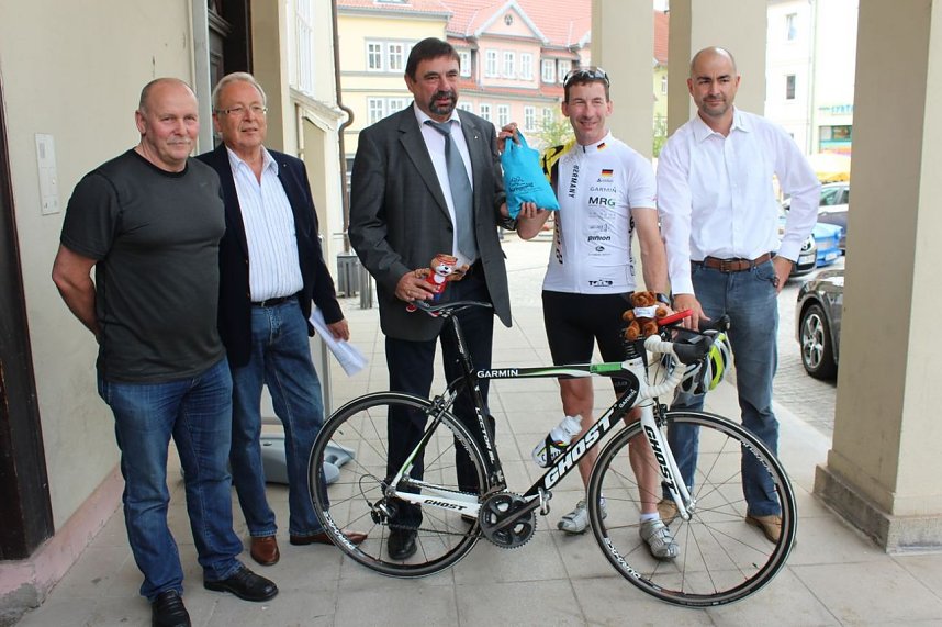 Staffelstab zum Th&uuml;ringentag unterwegs