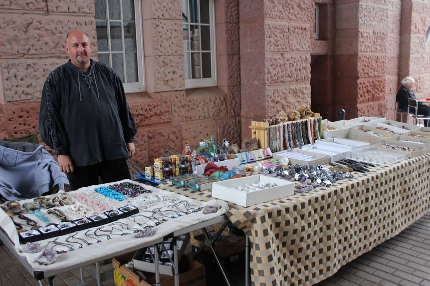 Bergleute feiern auch im Regen