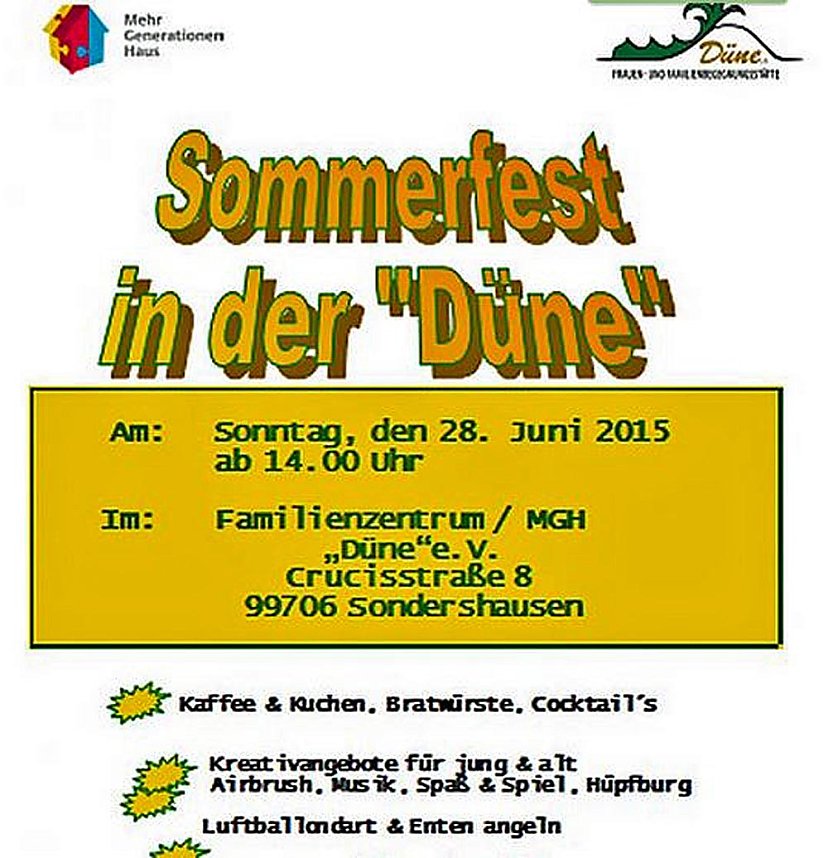 10. Sommerfest bei der "D&uuml;ne"