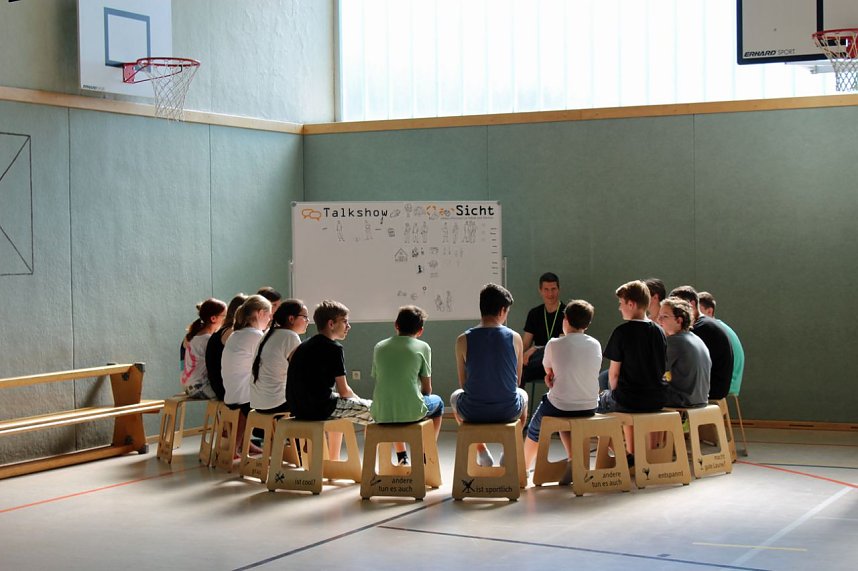 KlarSicht-Mitmach-Parcours in Greu&szlig;en