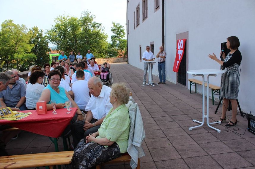 Hei&szlig;es Sommerfest der Kyffh&auml;user SPD