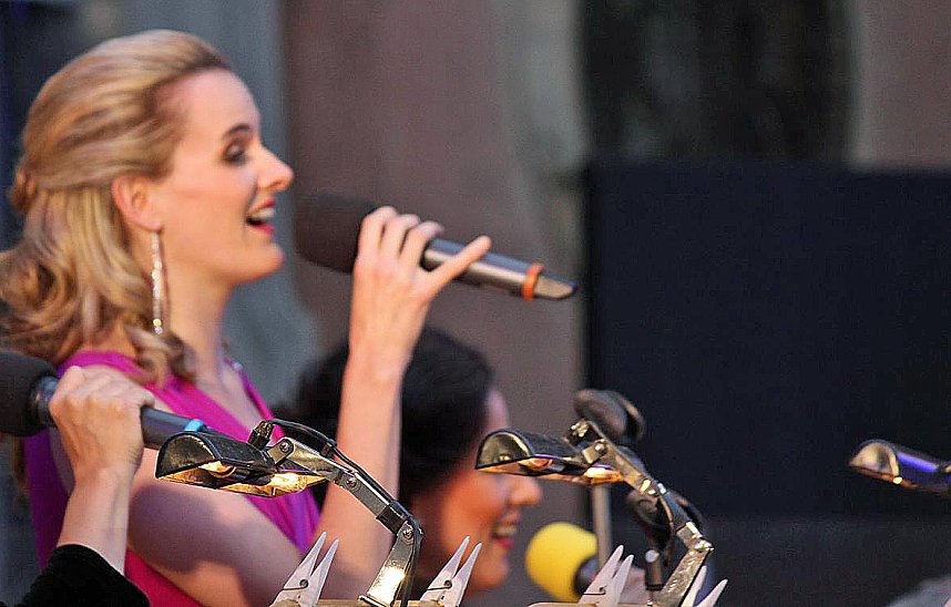 Es ging auch ohne den Beleuchterturm