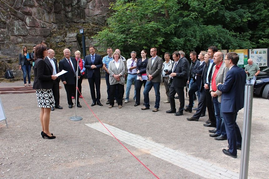 Schicker Eingangsbereich am Kyffh&auml;userdenkmal