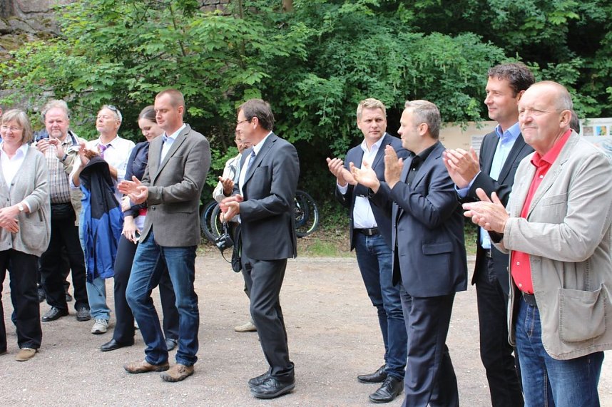 Schicker Eingangsbereich am Kyffh&auml;userdenkmal