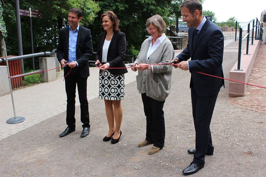 Schicker Eingangsbereich am Kyffh&auml;userdenkmal