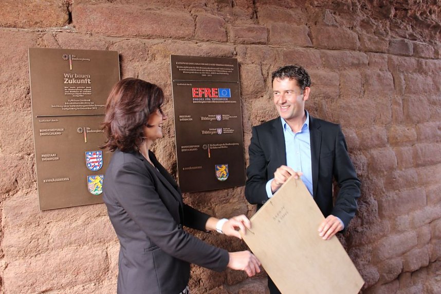 Schicker Eingangsbereich am Kyffh&auml;userdenkmal