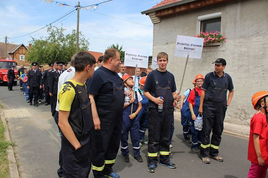 Wasserschlacht in Niederspier