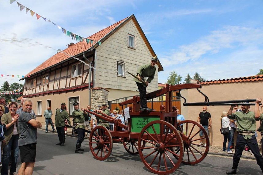 Wasserschlacht in Niederspier