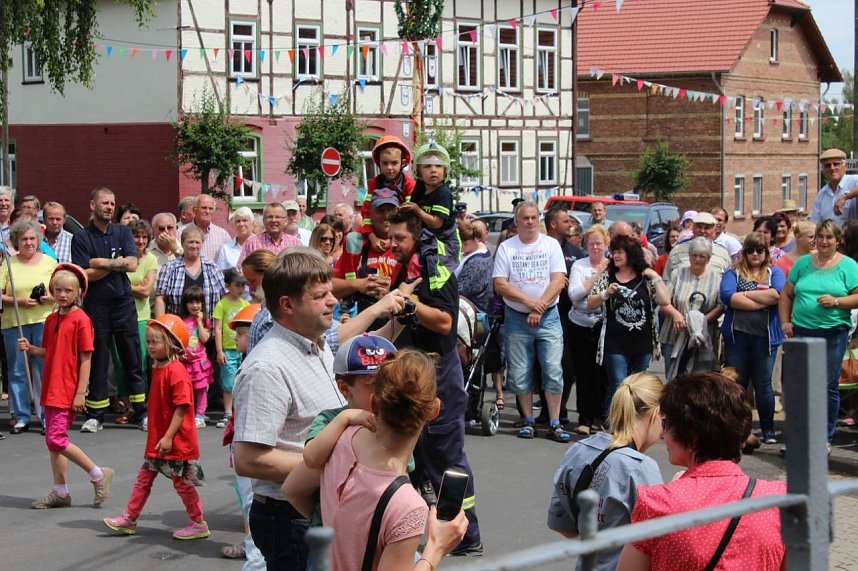 Wasserschlacht in Niederspier