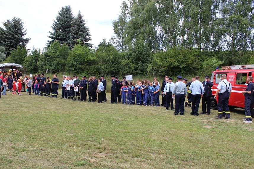 Wasserschlacht in Niederspier