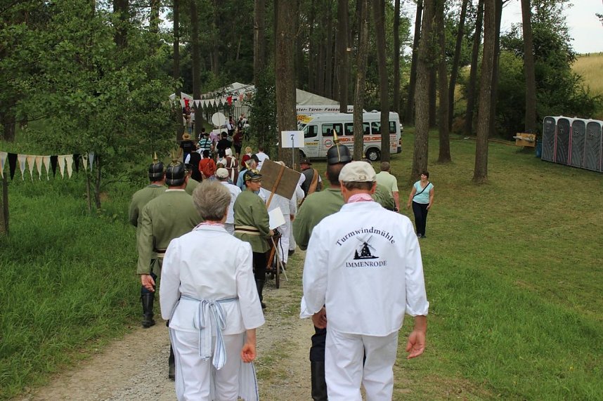 Wasserschlacht in Niederspier