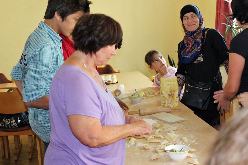 Internationales kulinarisches Treffen