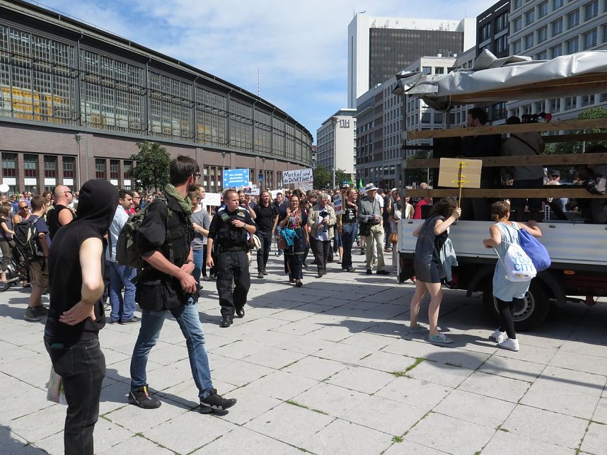 Demo in Berlin f&uuml;r die Pressefreiheit