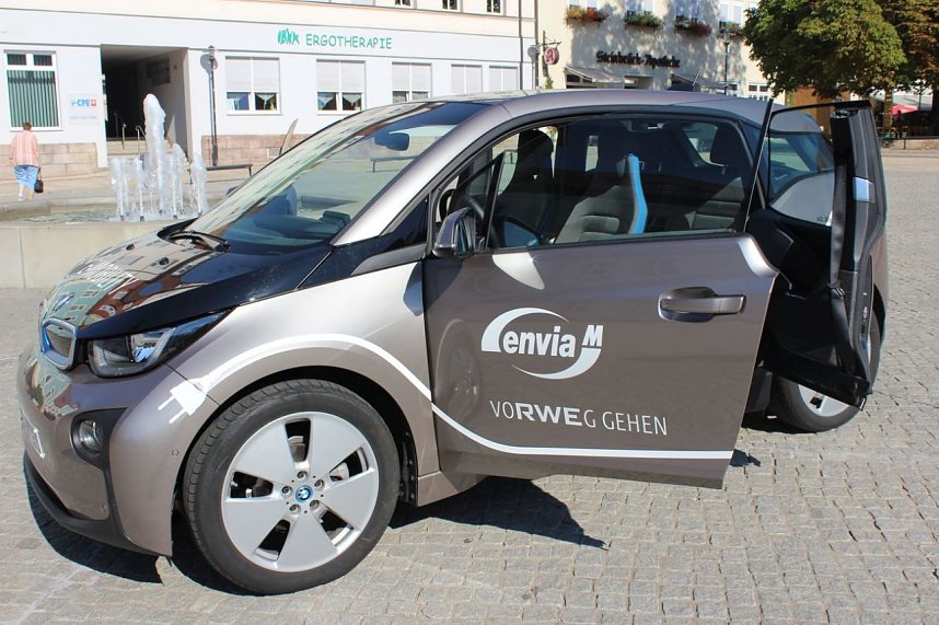 Bad Frankenhausen testet BMW i3 Elektro