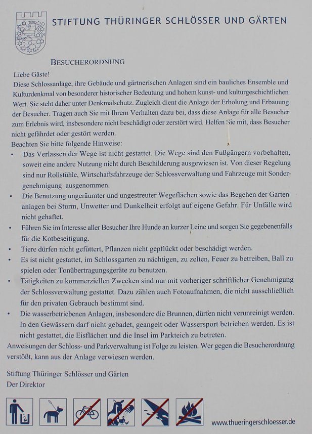 Grillparty im Schlosspark?