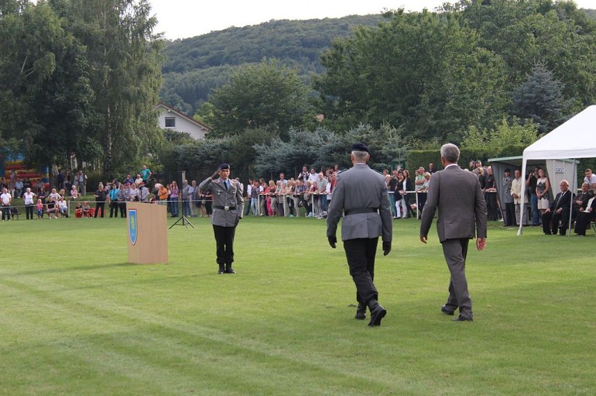 Feierliche Vereidigung in Berka