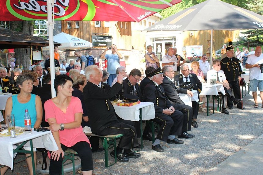 Kaiser Barbarossa begr&uuml;&szlig;te die Bergleute