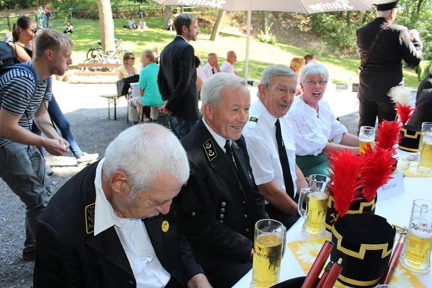 Kaiser Barbarossa begr&uuml;&szlig;te die Bergleute