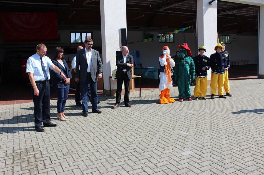 Feuerwehr zeigte sich