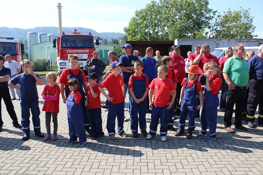 Feuerwehr zeigte sich