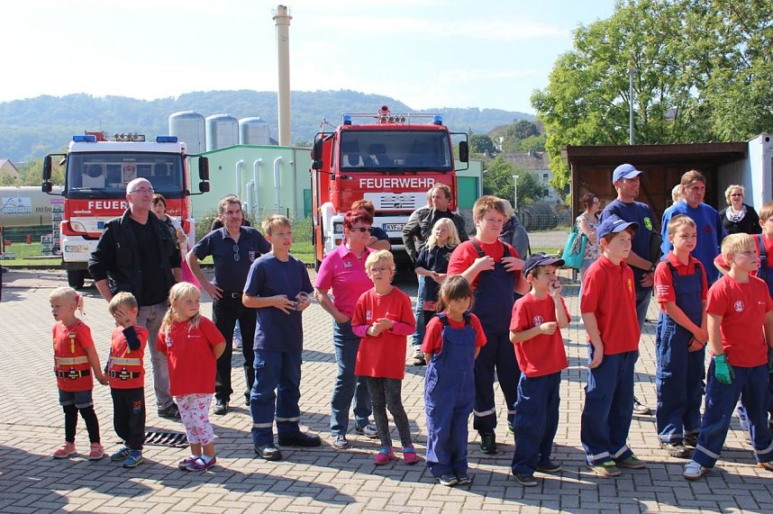 Feuerwehr zeigte sich