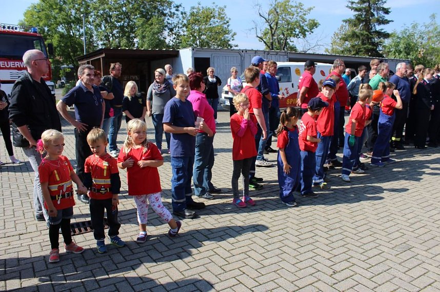 Feuerwehr zeigte sich