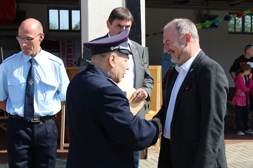 Feuerwehr zeigte sich