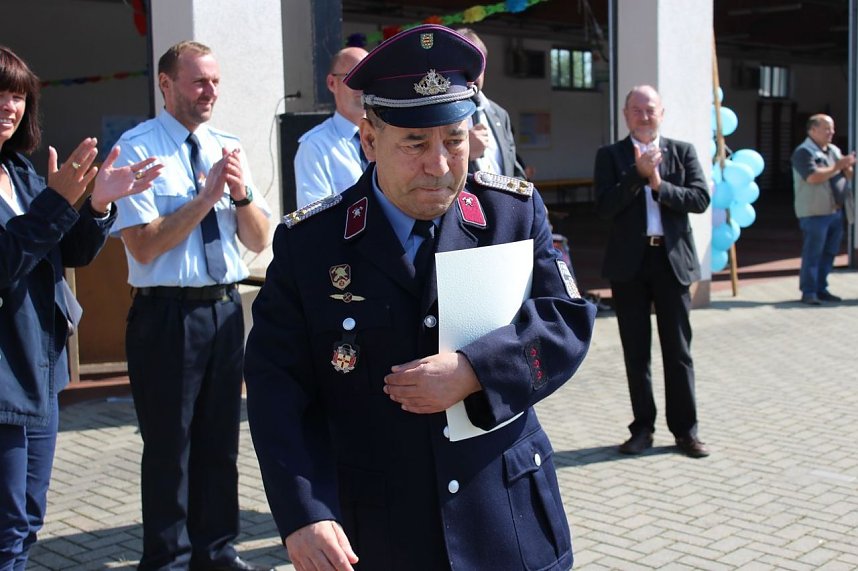 Feuerwehr zeigte sich