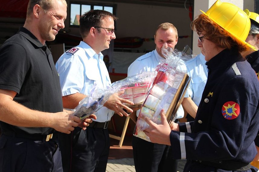 Feuerwehr zeigte sich