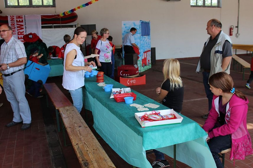 Feuerwehr zeigte sich