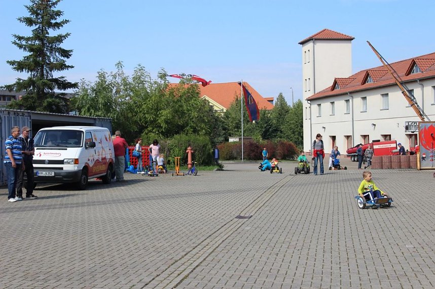 Feuerwehr zeigte sich