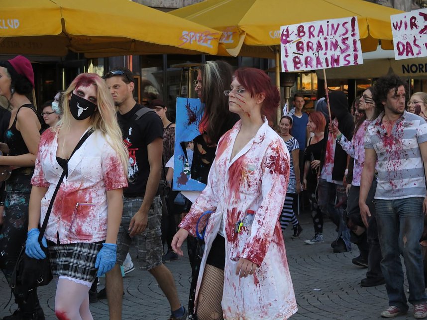 Zombie-Walk in Leipzig