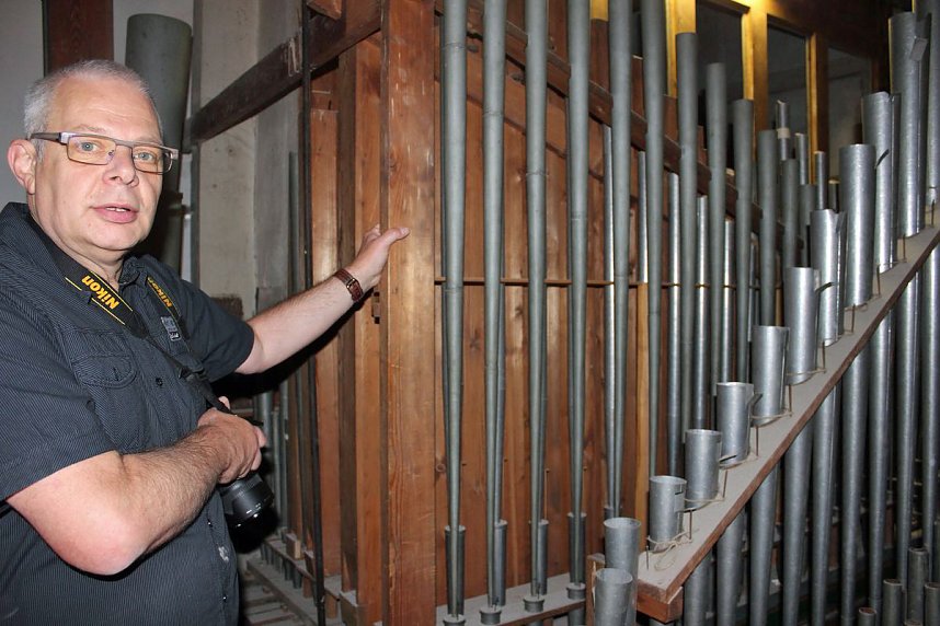 Das Innenleben der Strobel-Orgel