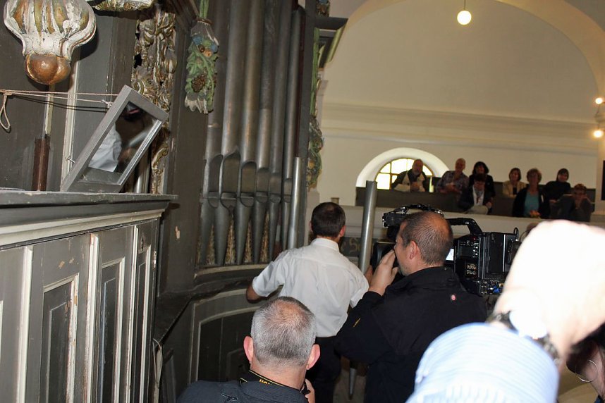 Das Innenleben der Strobel-Orgel