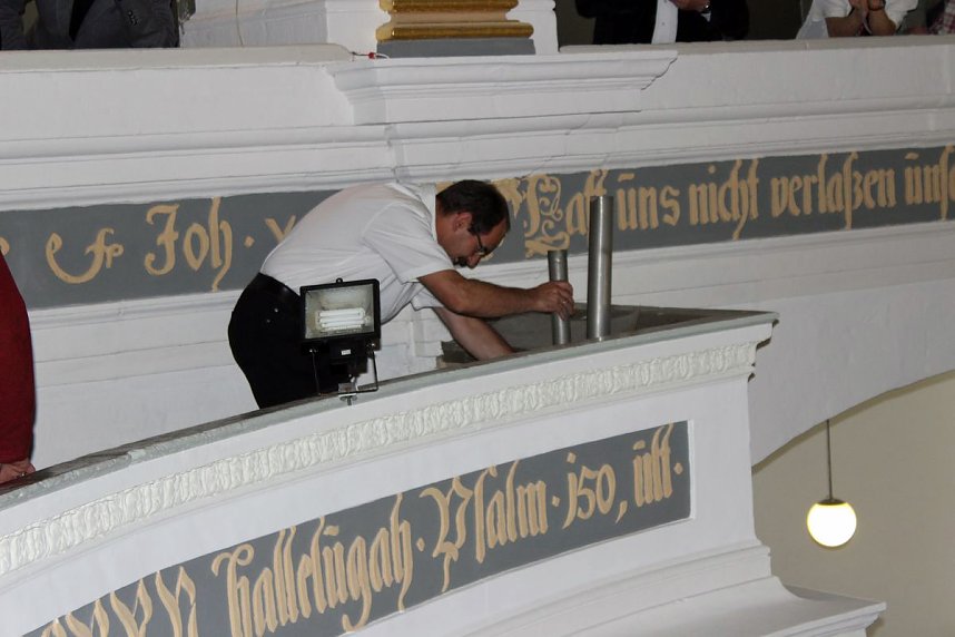 Das Innenleben der Strobel-Orgel