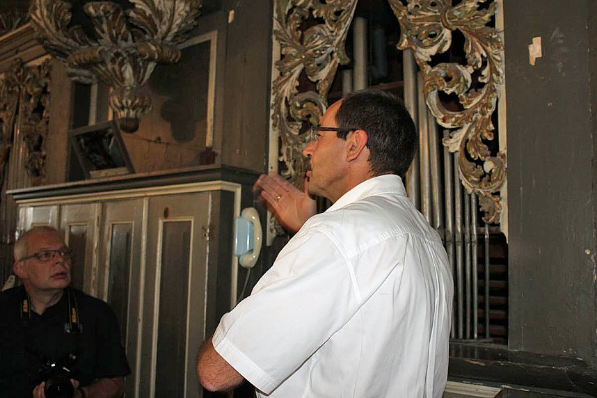 Das Innenleben der Strobel-Orgel