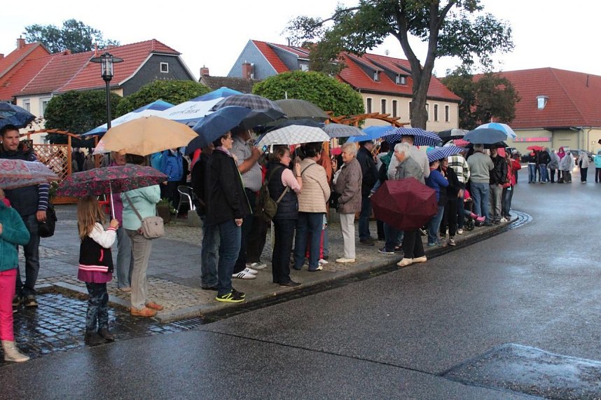 Bauernheer wurde nass gemacht
