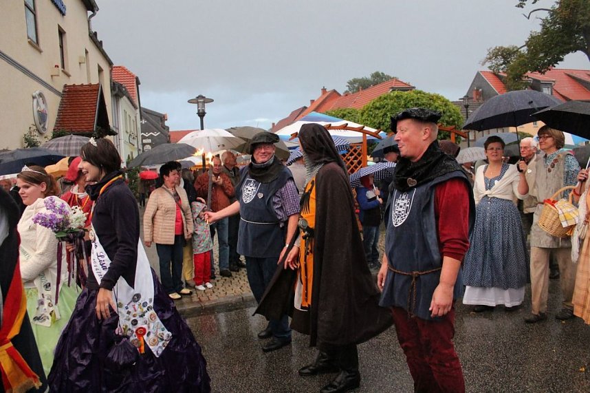 Bauernheer wurde nass gemacht