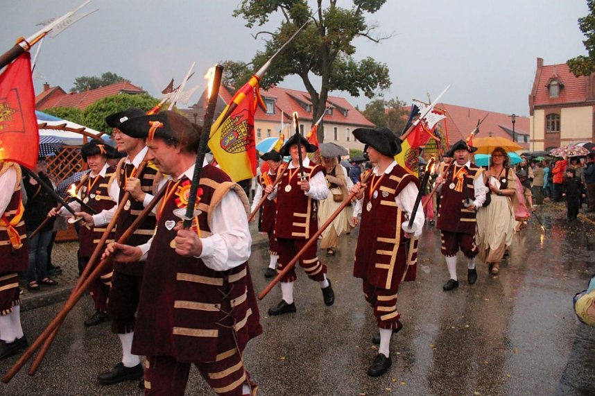 Bauernheer wurde nass gemacht