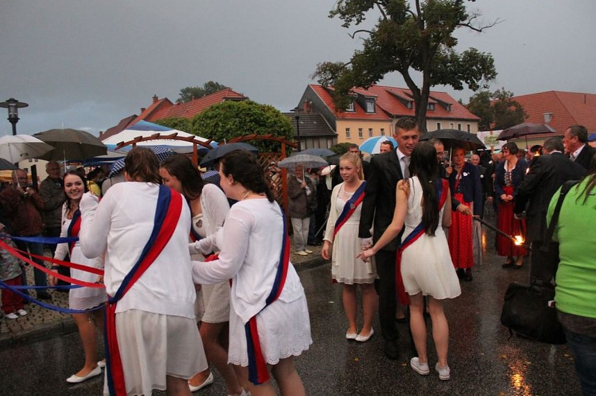 Bauernheer wurde nass gemacht