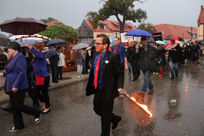 Bauernheer wurde nass gemacht