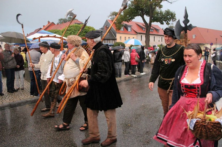 Bauernheer wurde nass gemacht