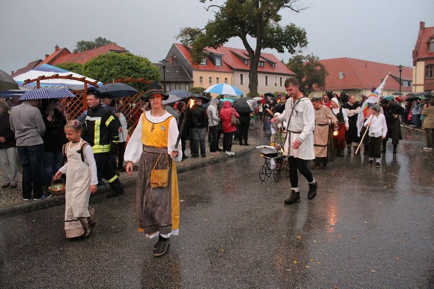 Bauernheer wurde nass gemacht