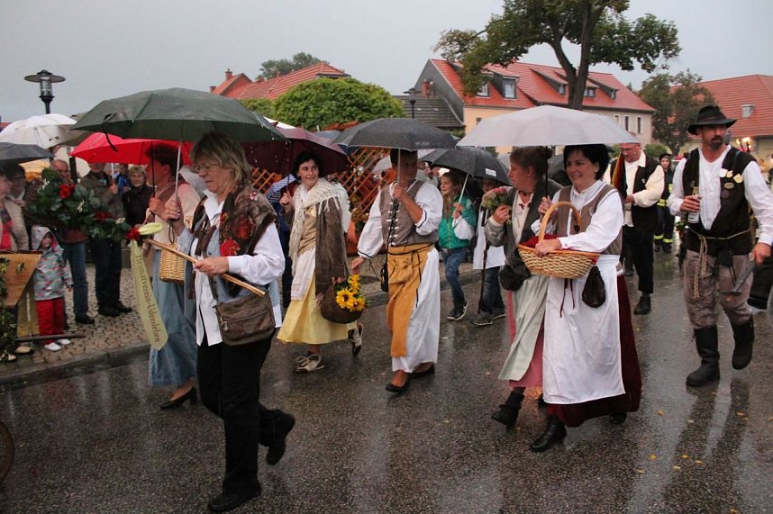 Bauernheer wurde nass gemacht