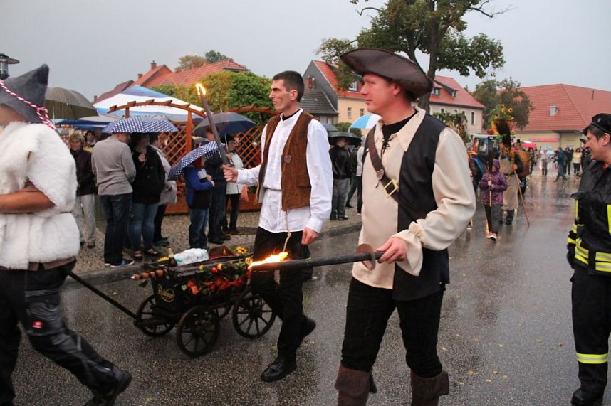 Bauernheer wurde nass gemacht