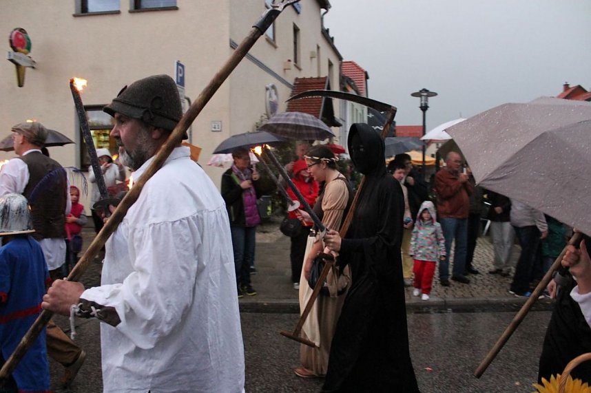 Bauernheer wurde nass gemacht