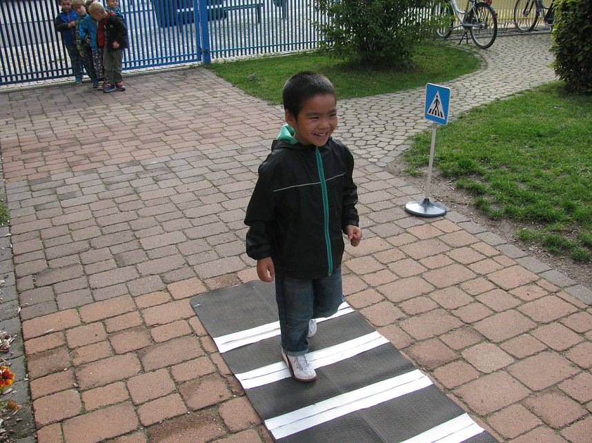 Verkehrssicherheitstag der Kita  Sonnenschein