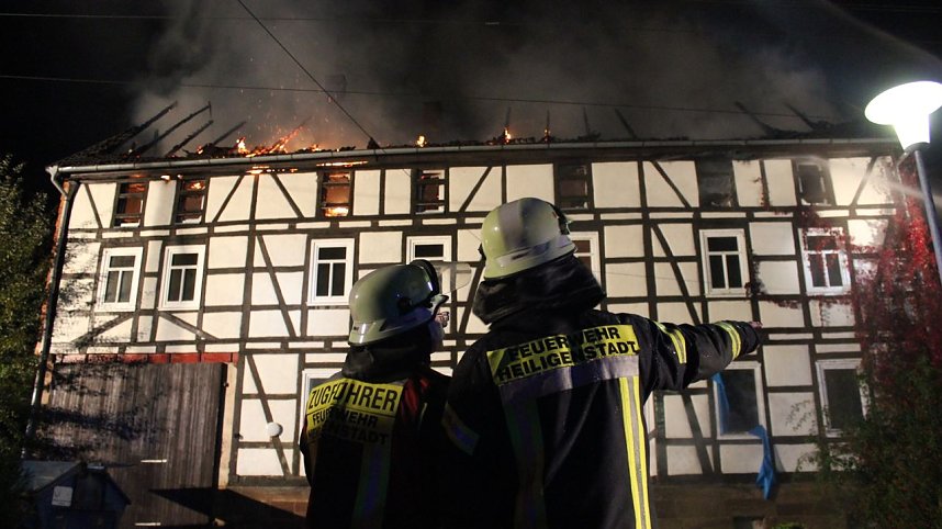 Brand in Bischhagen
